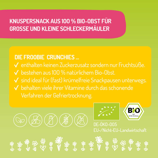 Crunchies Apfel Himbeere 30x20g