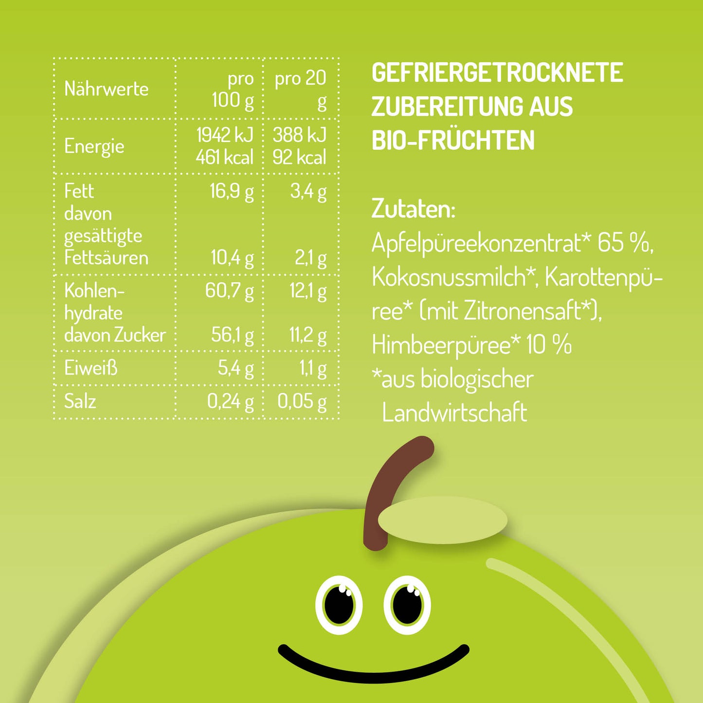 Crunchies Apfel Himbeere 30x20g